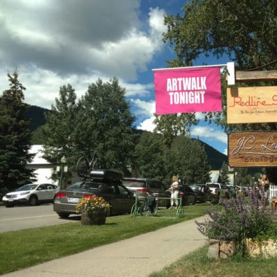 ArtWalk occurs on several Friday nights each summer. 